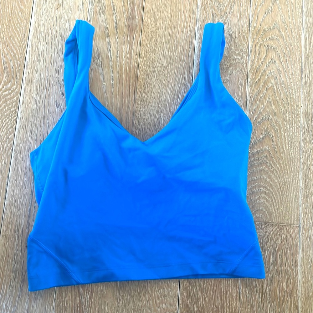Poolside lululemon align tank crop top